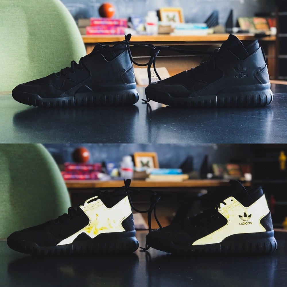 Adidas Reflective Sneaker Jogger Shoes in Black
